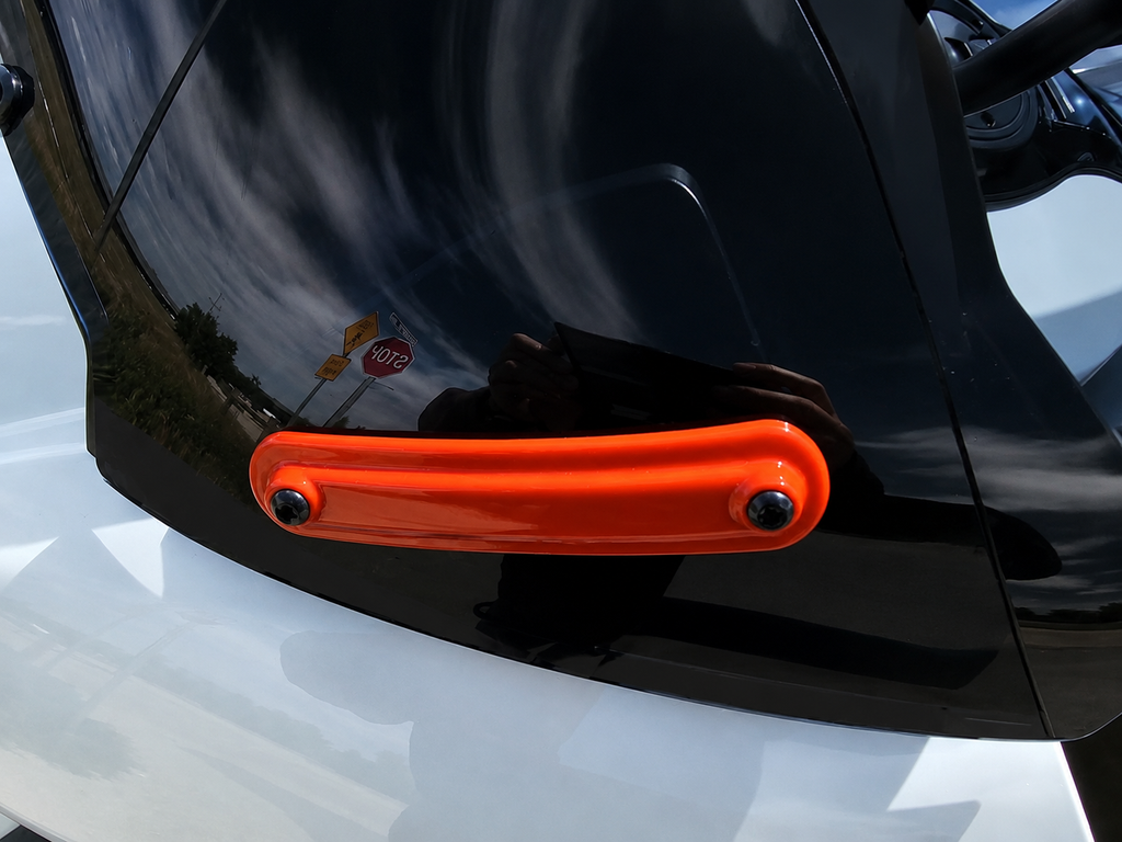 Red Windshield Accent Brackets for 2024+ Harley-Davidson Road Glide ( fits 10 inch Klock Works Windshield) (Copy)