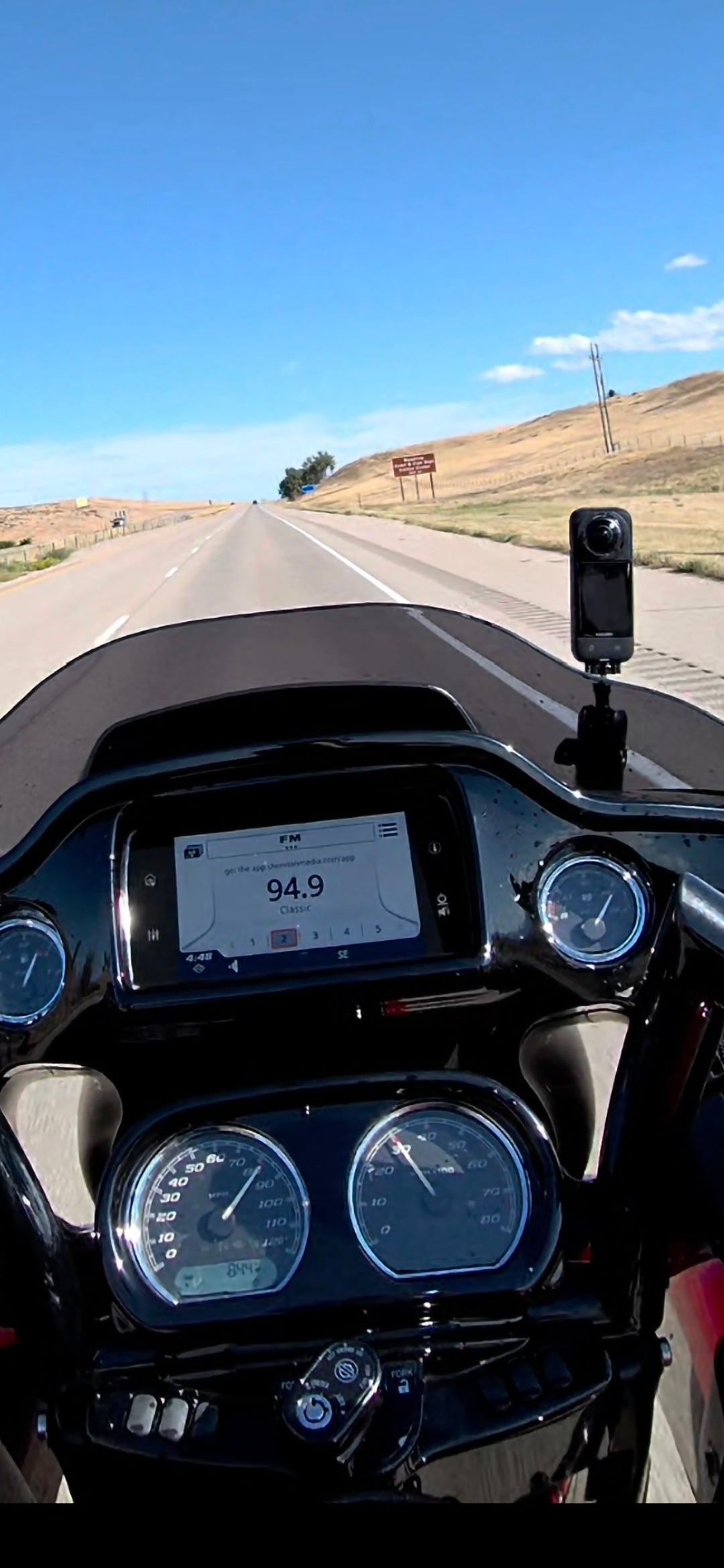 2012–2022 Road Glide Insta360 Windshield Camera Mount