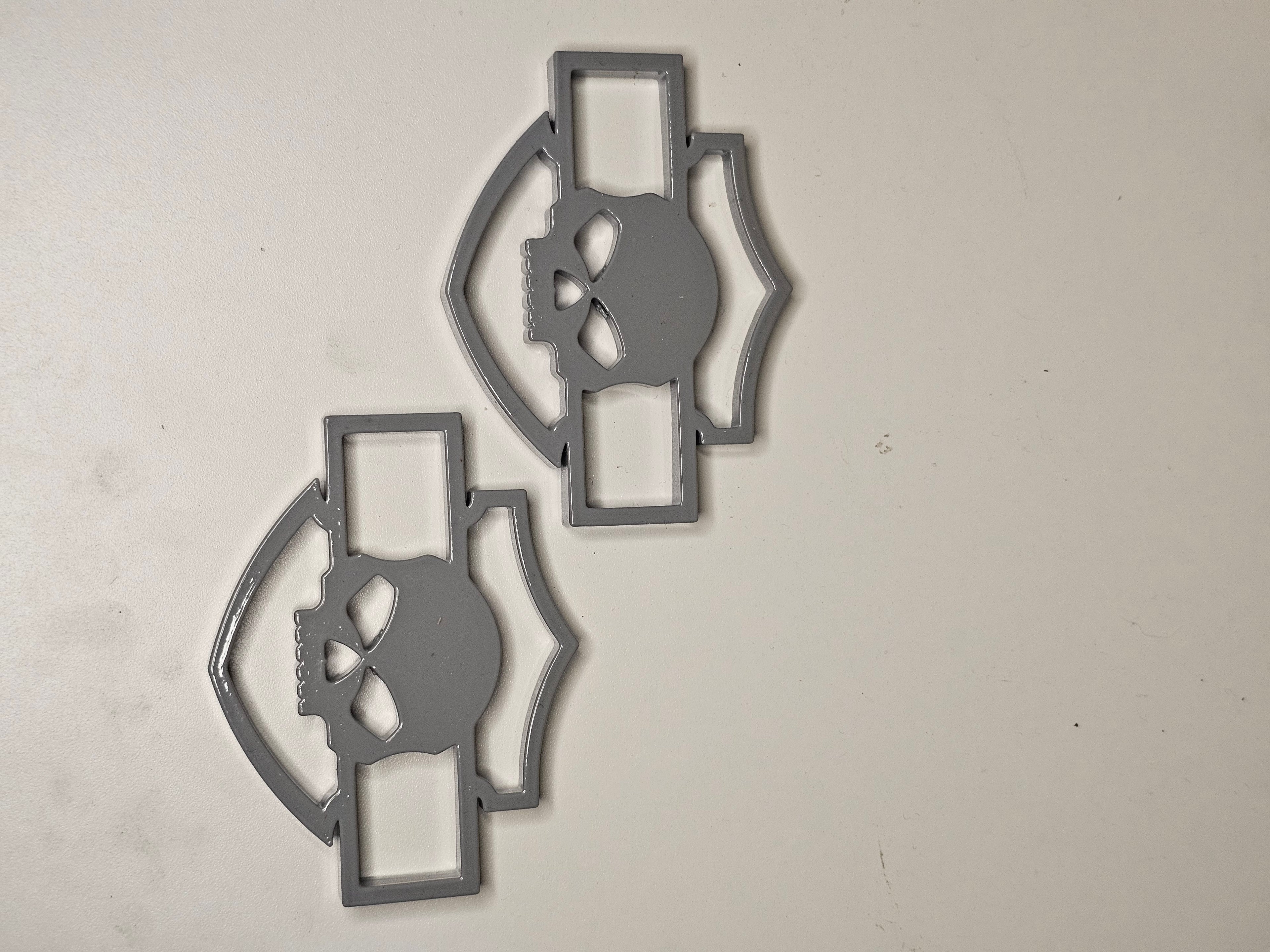 2024+ Harley-Davidson Road Glide Speaker Grill Accents (willy/bar and shield)