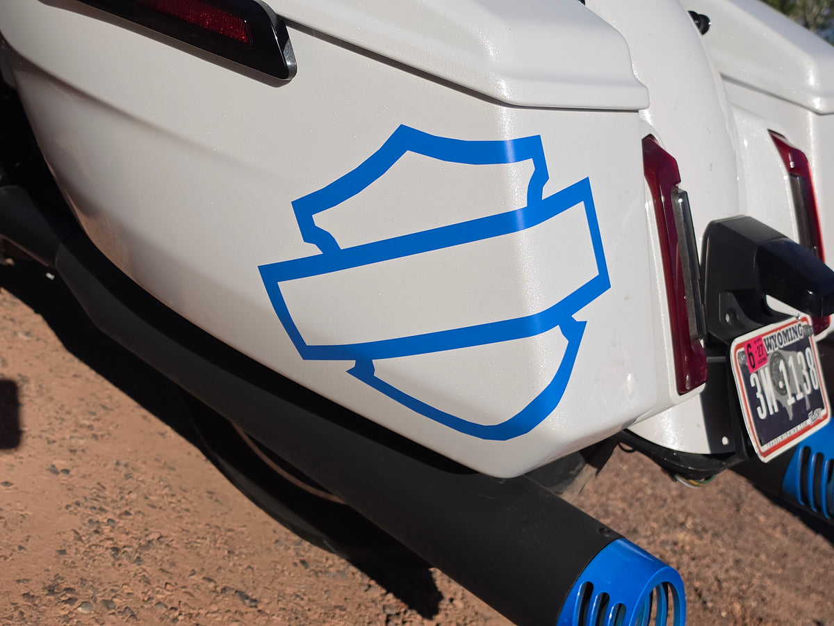 12 x 10 inch Harley Bar & Shield (Click on color to see sample picture)