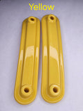 Yellow Windshield Accent Brackets for 2024+ Harley-Davidson Road Glide ( fits 10 inch Klock Works Windshield)