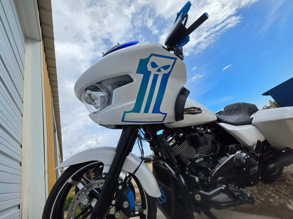 Harley willy g #1 logo sticker